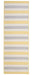 Colonial Mills Stripe It TR39 Yellow Shimmer Indoor/Outdoor Area Rug