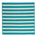 Colonial Mills Stripe It TR49 Turquoise Indoor/Outdoor Area Rug