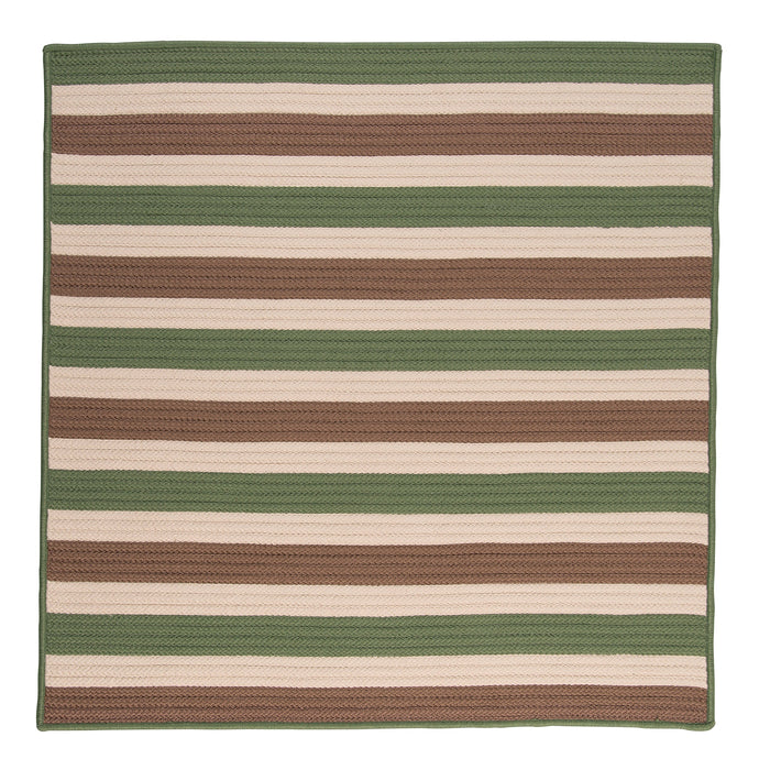 Colonial Mills Stripe It TR69 Moss-stone Indoor/Outdoor Area Rug