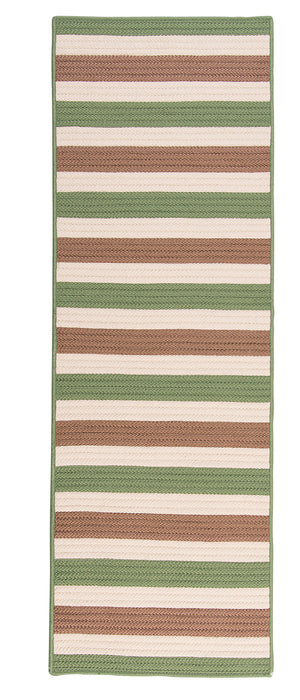 Colonial Mills Stripe It TR69 Moss-stone Indoor/Outdoor Area Rug
