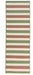 Colonial Mills Stripe It TR69 Moss-stone Indoor/Outdoor Area Rug