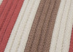 Colonial Mills Stripe It TR99 Terracotta Indoor/Outdoor Area Rug