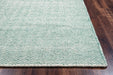 Rizzy Home Twist TW2927 Green Chevron Area Rug