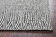 Rizzy Home Twist TW2966 Black Chevron Area Rug