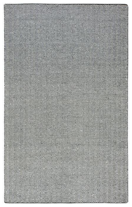 Rizzy Home Twist TW2966 Black Chevron Area Rug