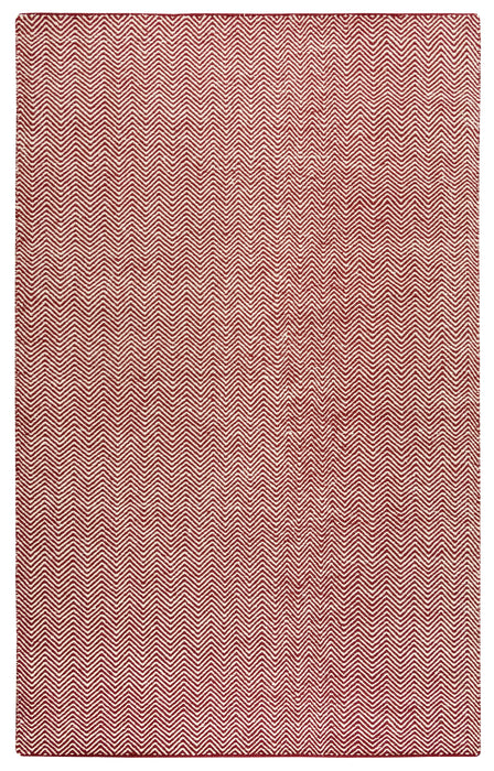 Rizzy Home Twist TW2967 Burgundy Chevron Area Rug