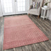 Rizzy Home Twist TW2967 Burgundy Chevron Area Rug