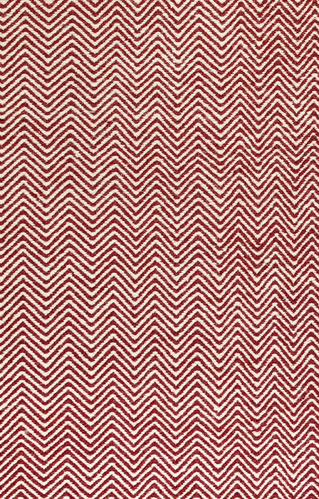 Rizzy Home Twist TW2967 Burgundy Chevron Area Rug