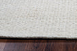 Rizzy Home Twist TW3065 Off White Solid Area Rug