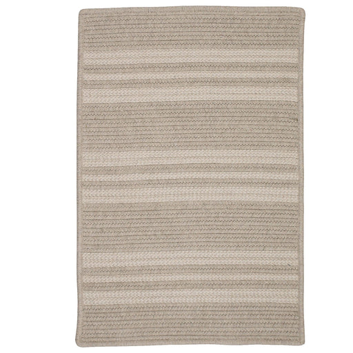 Colonial Mills Sunbrella Southport Stripe UH29 Ash Sunbrella Area Rug