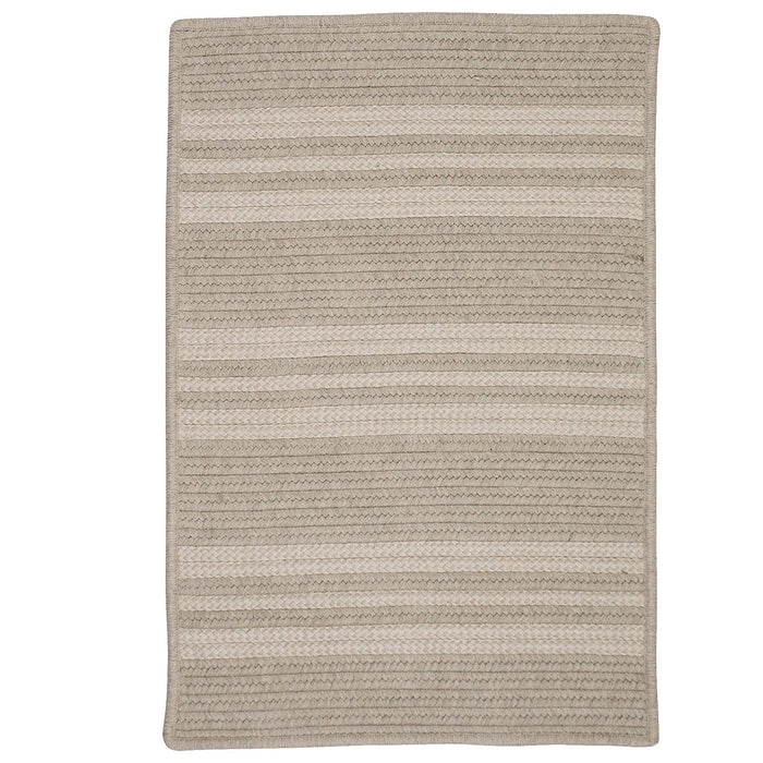 Colonial Mills Sunbrella Southport Stripe UH29 Ash Sunbrella Area Rug