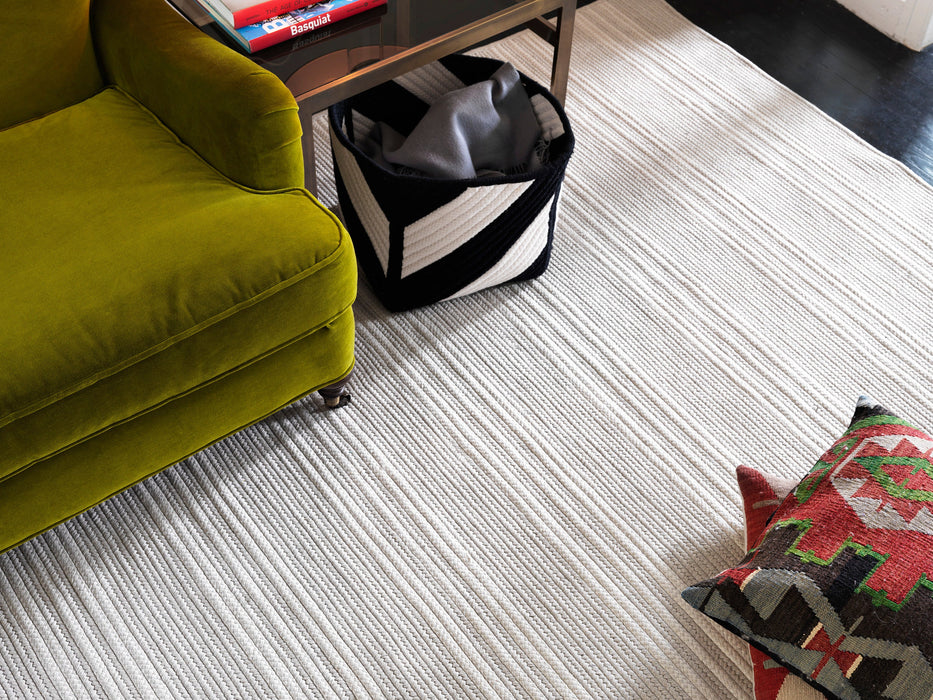 Colonial Mills Sunbrella Southport Stripe UH29 Ash Sunbrella Area Rug