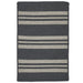Colonial Mills Sunbrella Southport Stripe UH49 Granite Sunbrella Area Rug