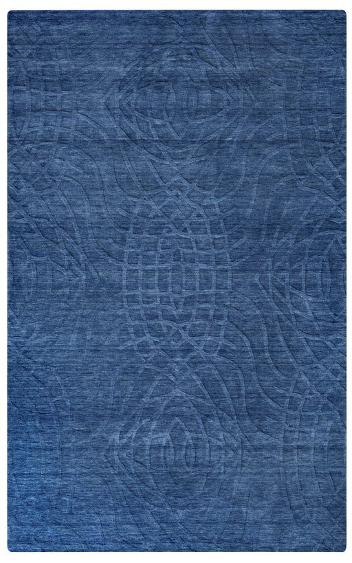 Rizzy Home Uptown UP2439 Blue Solid Area Rug