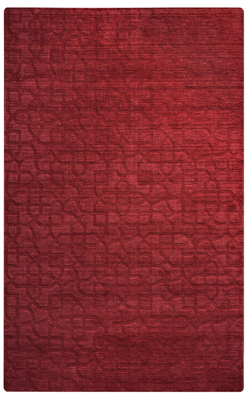 Rizzy Home Uptown UP2453 Red Solid Area Rug