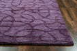Rizzy Home Uptown UP2454 Purple Solid Area Rug