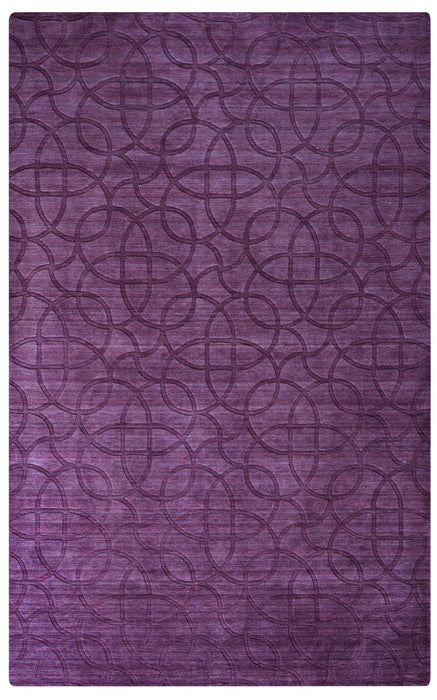 Rizzy Home Uptown UP2454 Purple Solid Area Rug