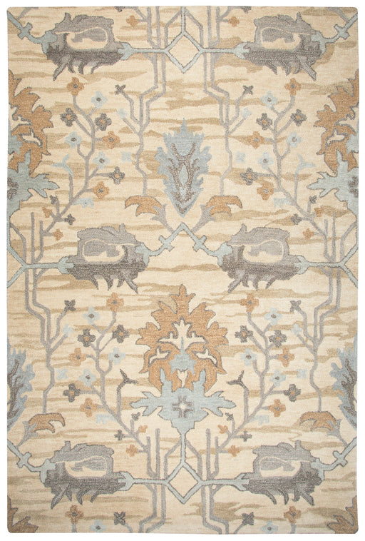 Rizzy Home Valintino VN610A Beige Motif Area Rug
