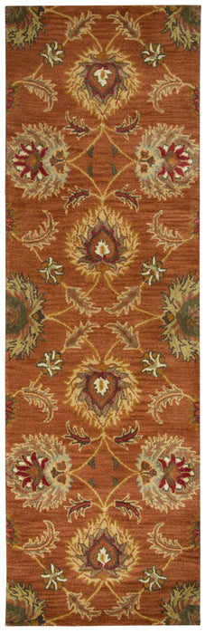 Rizzy Home Valintino VN9453 Rust Ornamental Area Rug