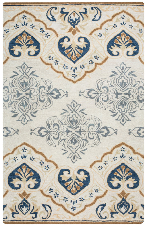 Rizzy Home Valintino VN9455 Light Gray Ornamental Area Rug