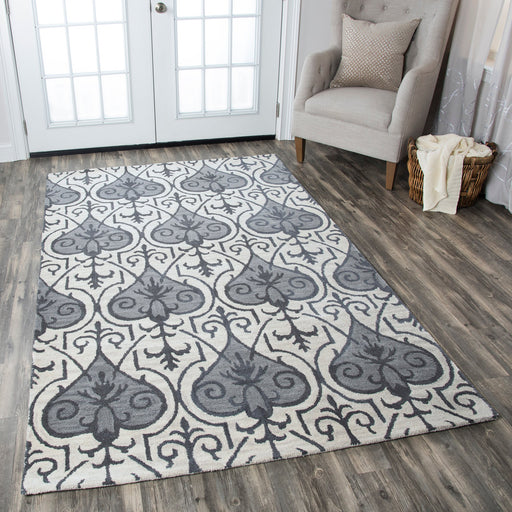 Rizzy Home Valintino VN9493 Blue Ornamental Area Rug