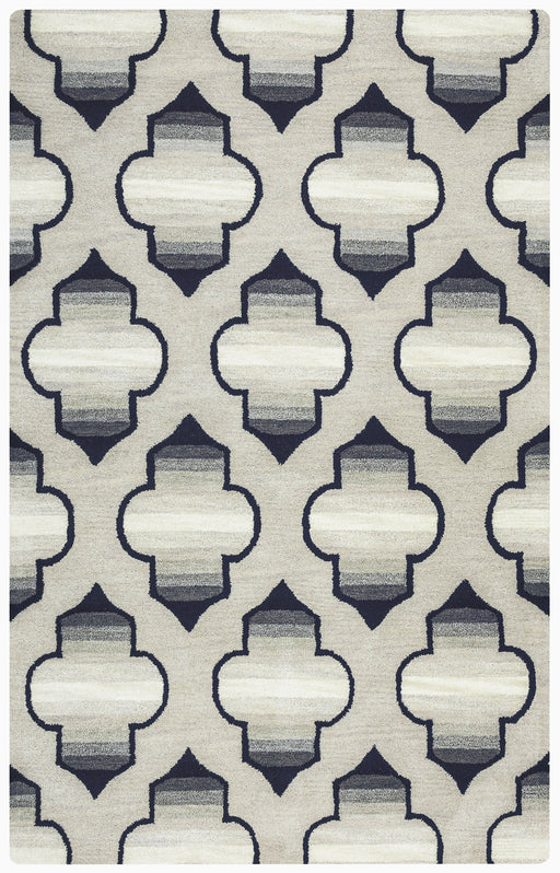 Rizzy Home Valintino VN9508 Gray Trellis Area Rug