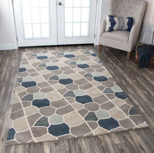 Rizzy Home Valintino VN9509 Multi-Colored Print Area Rug