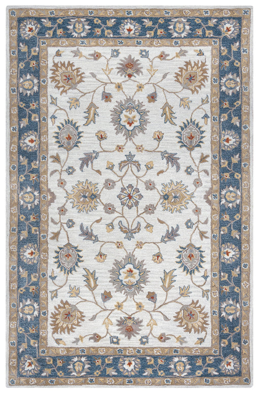 Rizzy Home Valintino VN9709 Taupe Border Area Rug