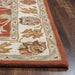 Rizzy Home Valintino VN9713 Rust Border Area Rug