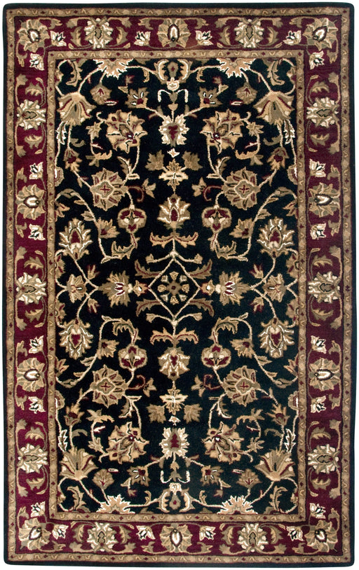 Rizzy Home Volare VO0821 Black Border Area Rug