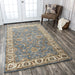 Rizzy Home Volare VO1427 Blue Border Area Rug