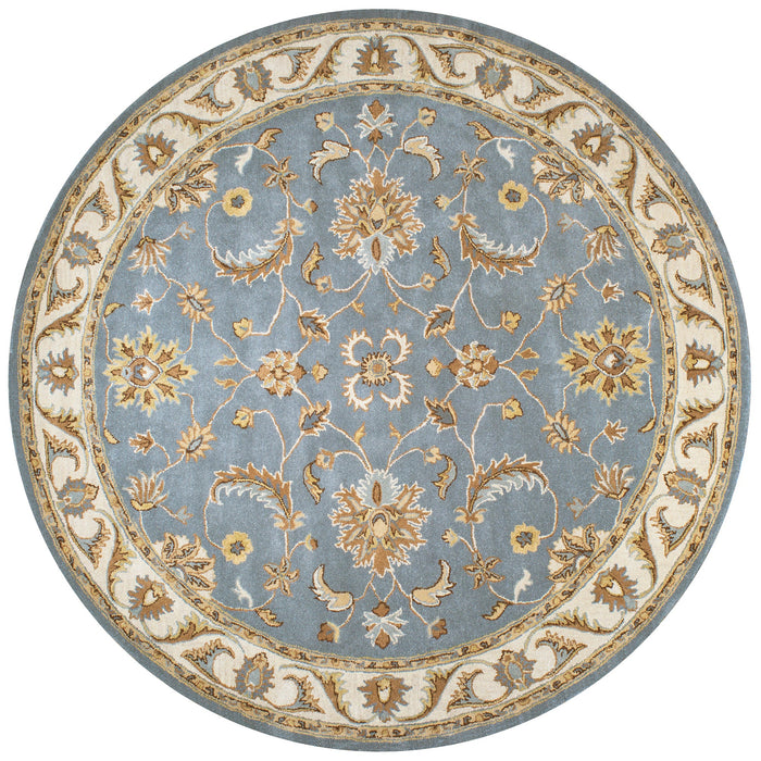 Rizzy Home Volare VO1427 Blue Border Area Rug