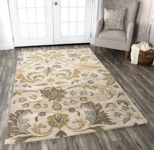 Rizzy Home Volare VO1607 Ivory Floral Area Rug