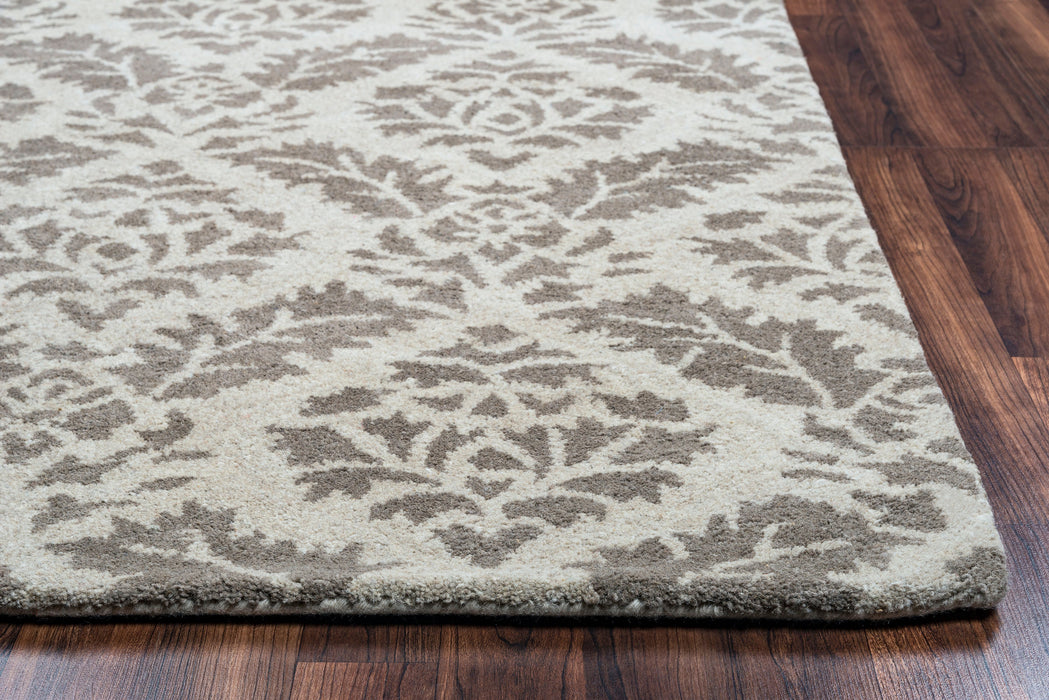 Rizzy Home Volare VO2371 Natural Demask Area Rug