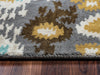 Rizzy Home Volare VO5087 Gray Ikat Area Rug