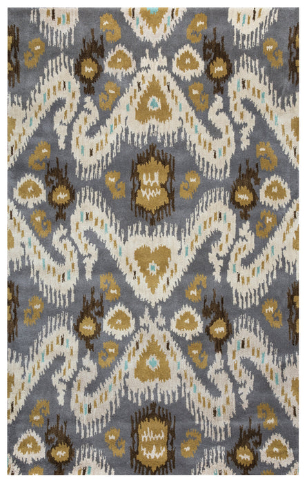 Rizzy Home Volare VO5087 Gray Ikat Area Rug