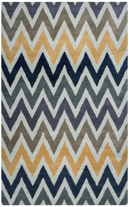 Rizzy Home Volare VO8170 Ivory Chevron Area Rug