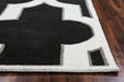 Rizzy Home Volare VO8186 Black Trellis Area Rug