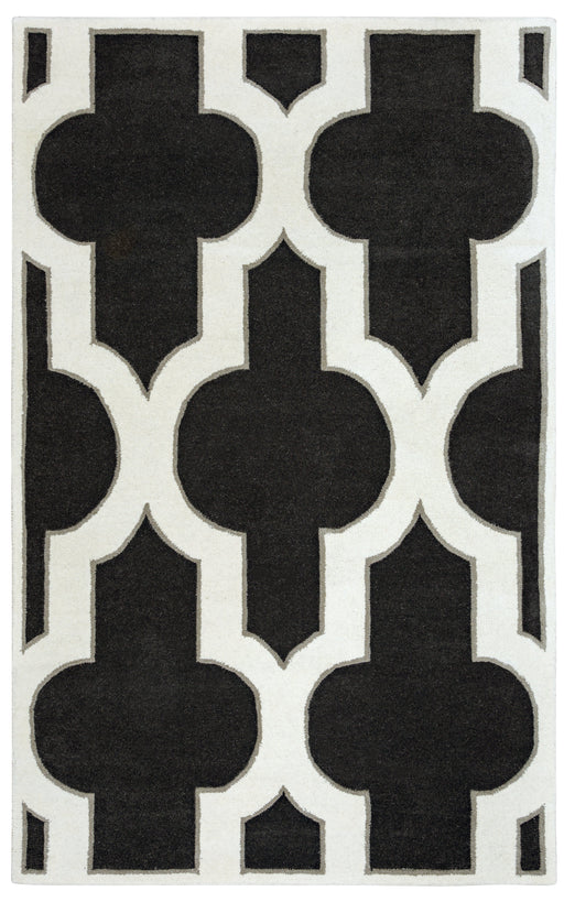 Rizzy Home Volare VO8186 Black Trellis Area Rug