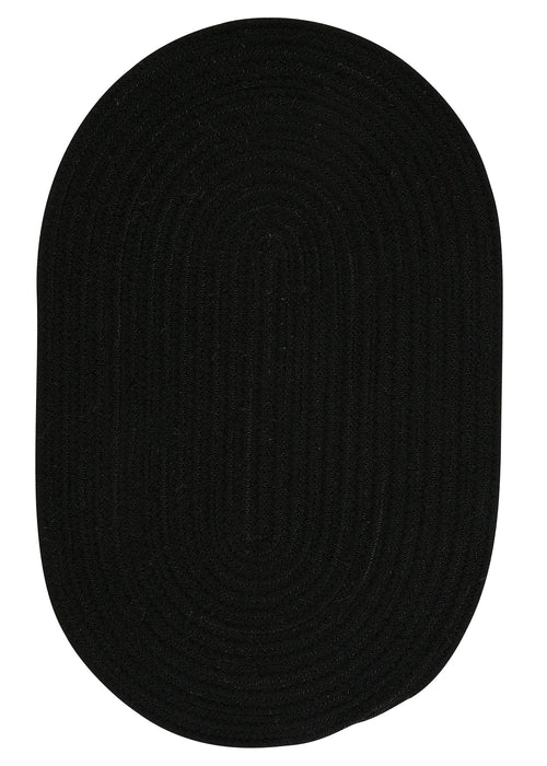 Colonial Mills Bristol WL05 Black Traditional Area Rug