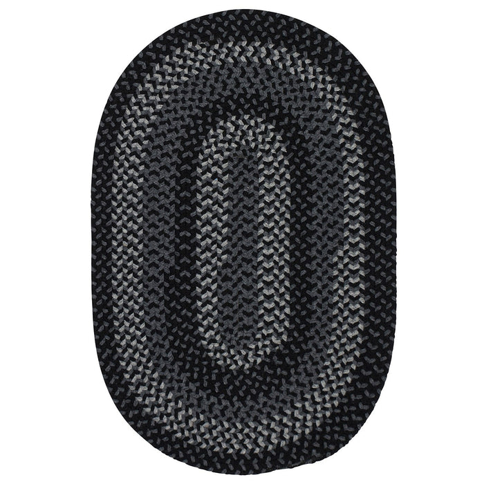 Colonial Mills Walden WN13 Black/Charcoal Wool Area Rug