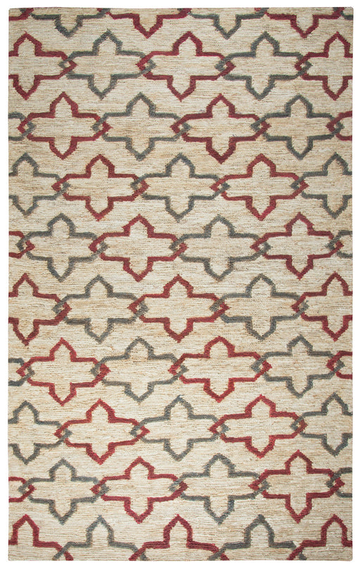 Rizzy Home Whittier WR9621 Natural Trellis Area Rug