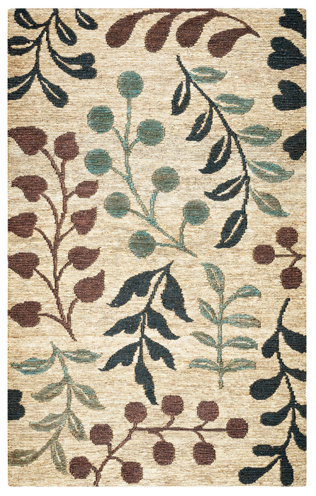 Rizzy Home Whittier WR9626 Natural Floral Area Rug