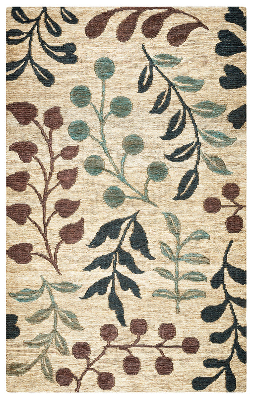Rizzy Home Whittier WR9626 Natural Floral Area Rug