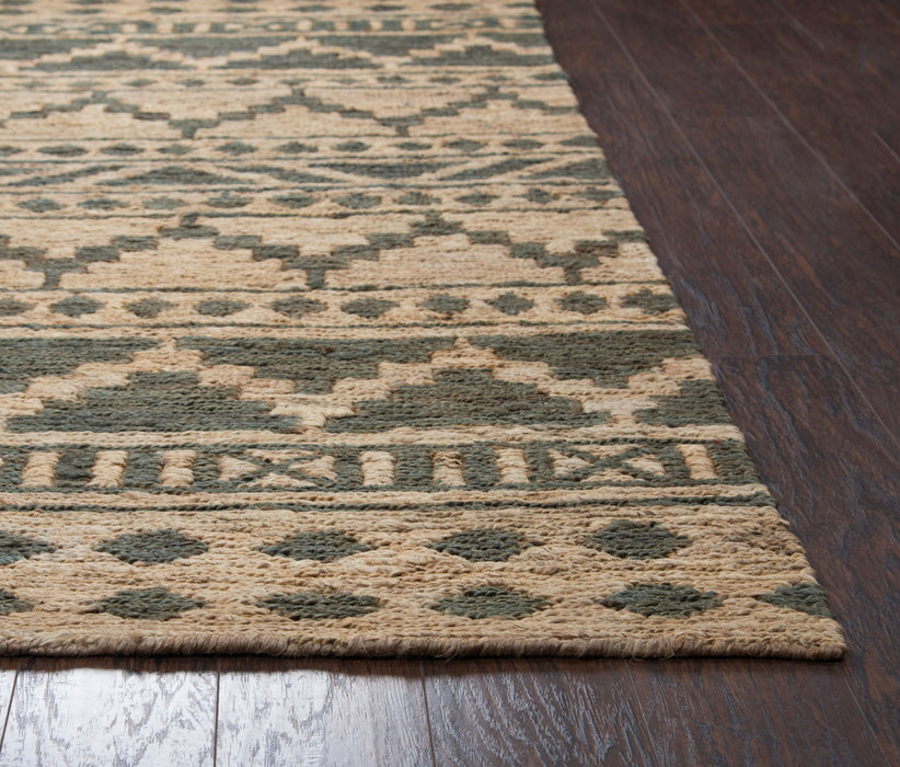 Rizzy Home Whittier WR9627 Sage Southwest/Tribal Area Rug