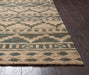 Rizzy Home Whittier WR9627 Sage Southwest/Tribal Area Rug