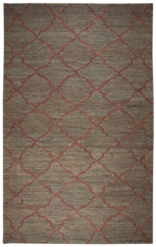 Rizzy Home Whittier WR9628 Dark Taupe Trellis Area Rug