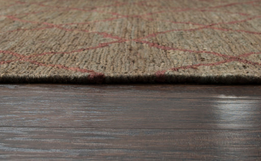 Rizzy Home Whittier WR9628 Dark Taupe Trellis Area Rug