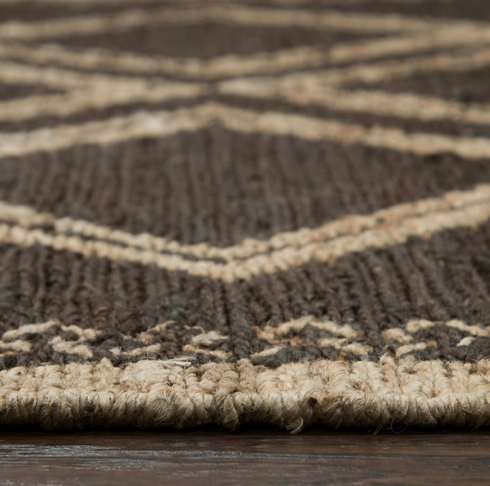 Rizzy Home Whittier WR9634 Brown Geometric Area Rug