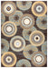 Rizzy Home Xpression XP6881 Brown Medallion Area Rug